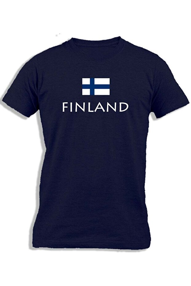 FINLAND WITH FLAG