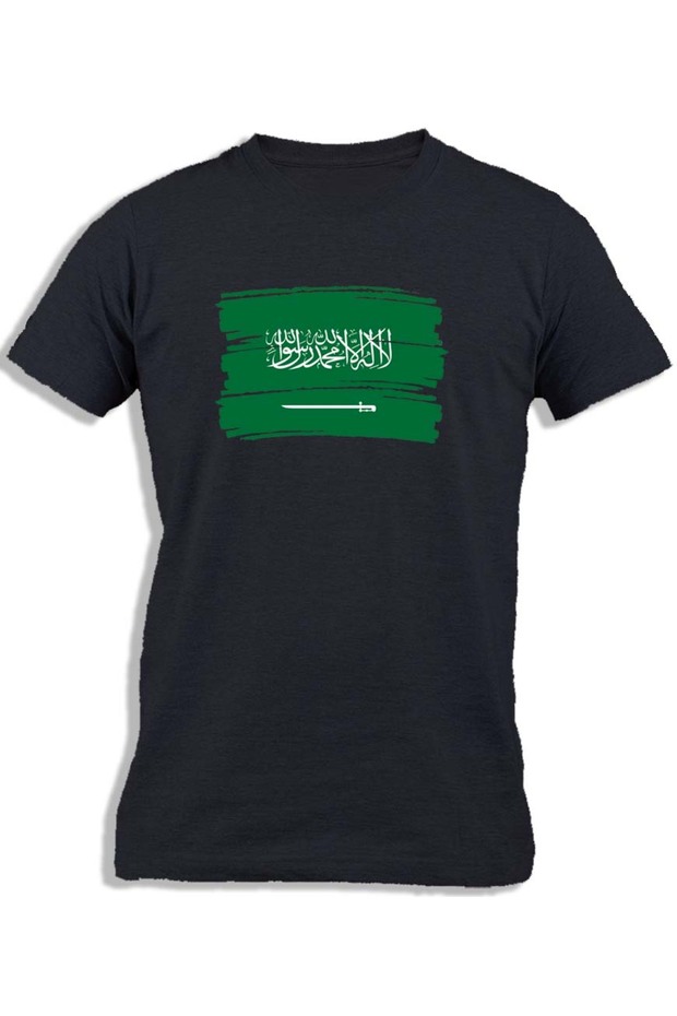 SAUDI ARABIA PAINTED FLAG
