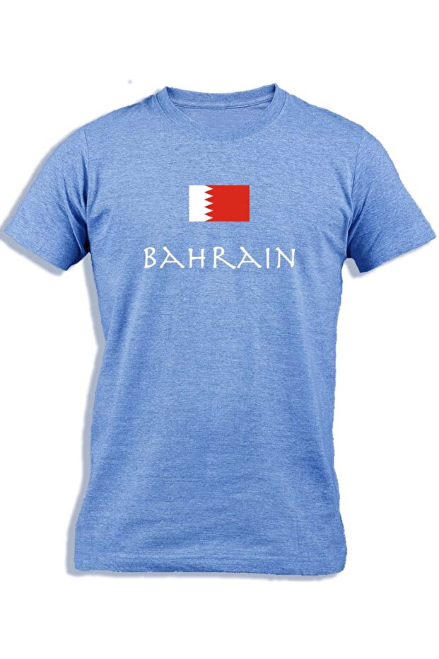 BAHRAIN WITH FLAG