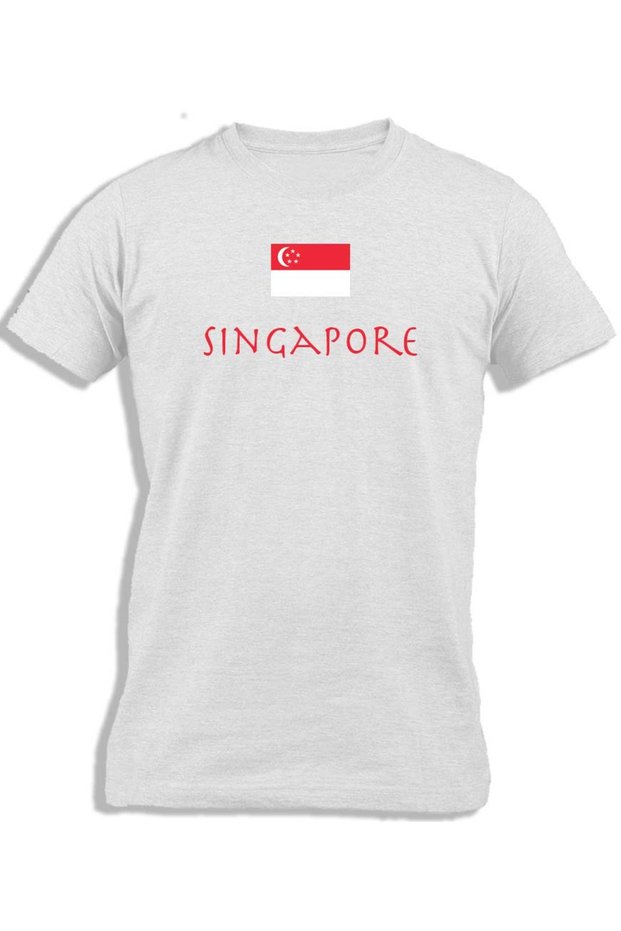 SINGAPORE WITH FLAG
