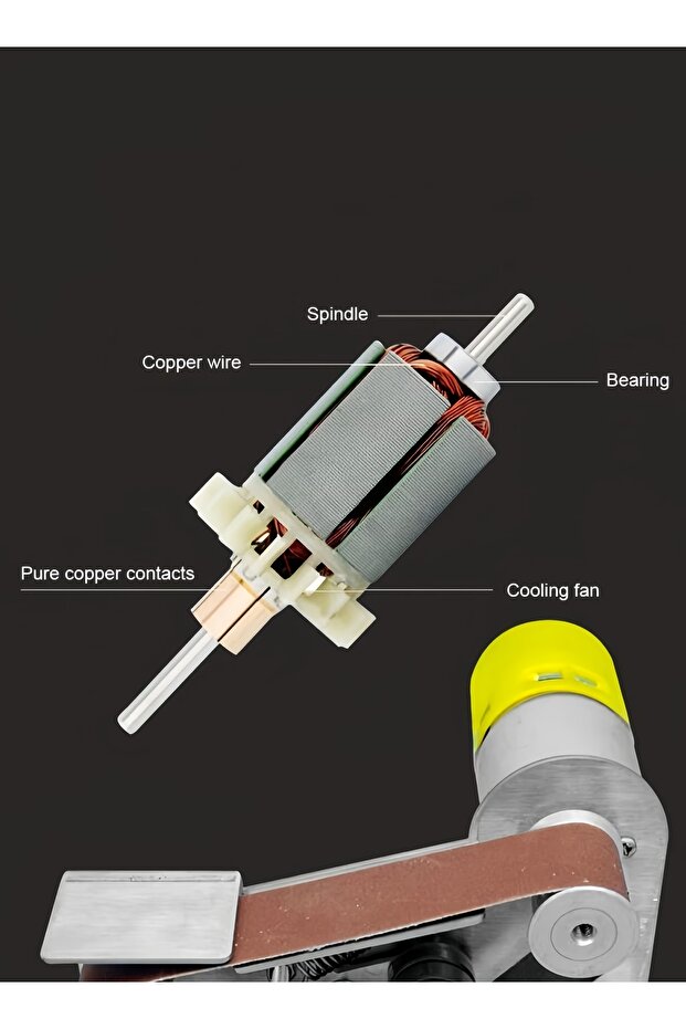 Electric Sharpener with 7-Speed, Tool Sharpening System- Polishing, Buffing & Rust Removal Function - 3