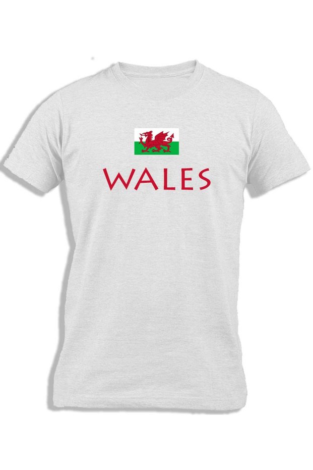 WALES WITH FLAG