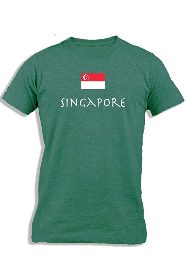 SINGAPORE WITH FLAG