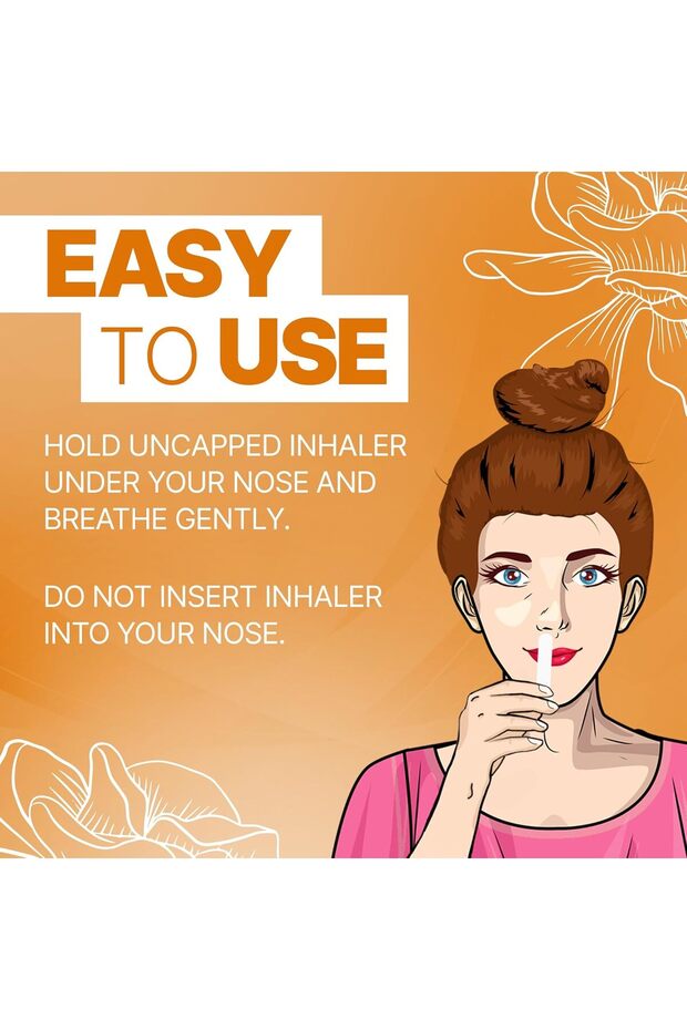 جهاز استنشاق فيجور ميجراستيل لعلاج الصداع النصفي والغثيان، عبوة من قطعتين - 4