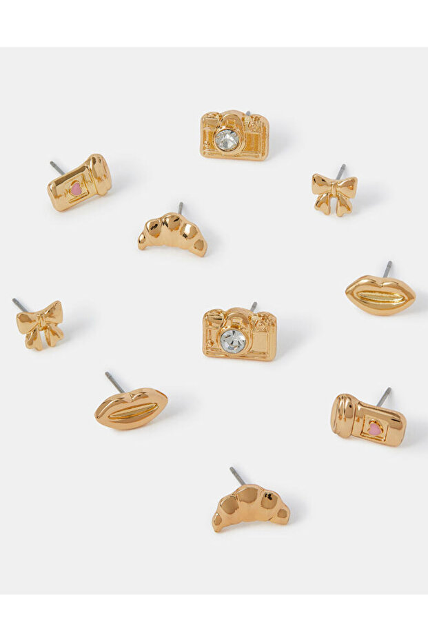 Kruvasan Küpe Seti X 10 - 1