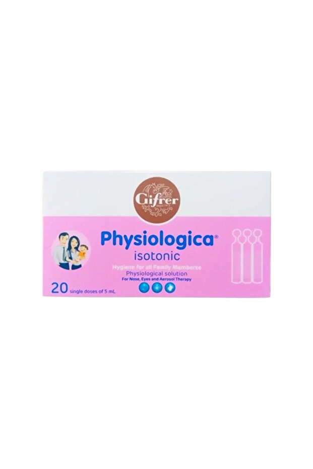 PHYSIOLOGICA ISOTONIC PHYSIOLOGICAL SOLUTION 5ML*20 VIALS