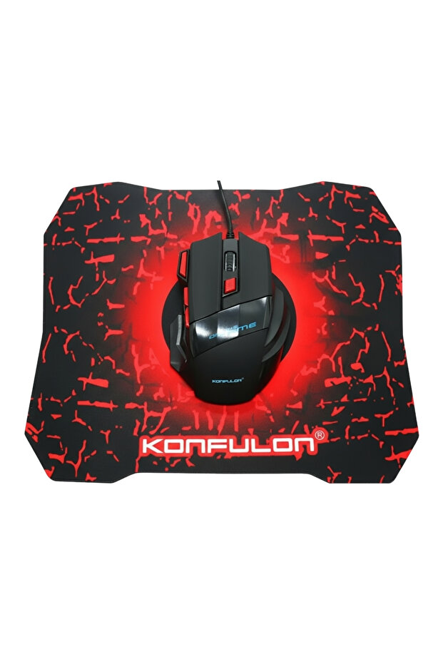 Gaming RGB Işıklı Kablolu Gamer Mouse + Mouse Pad Set G2 - 6