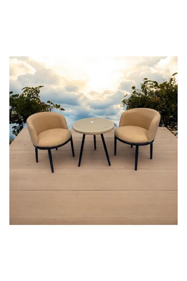 2-chair and table set - 4