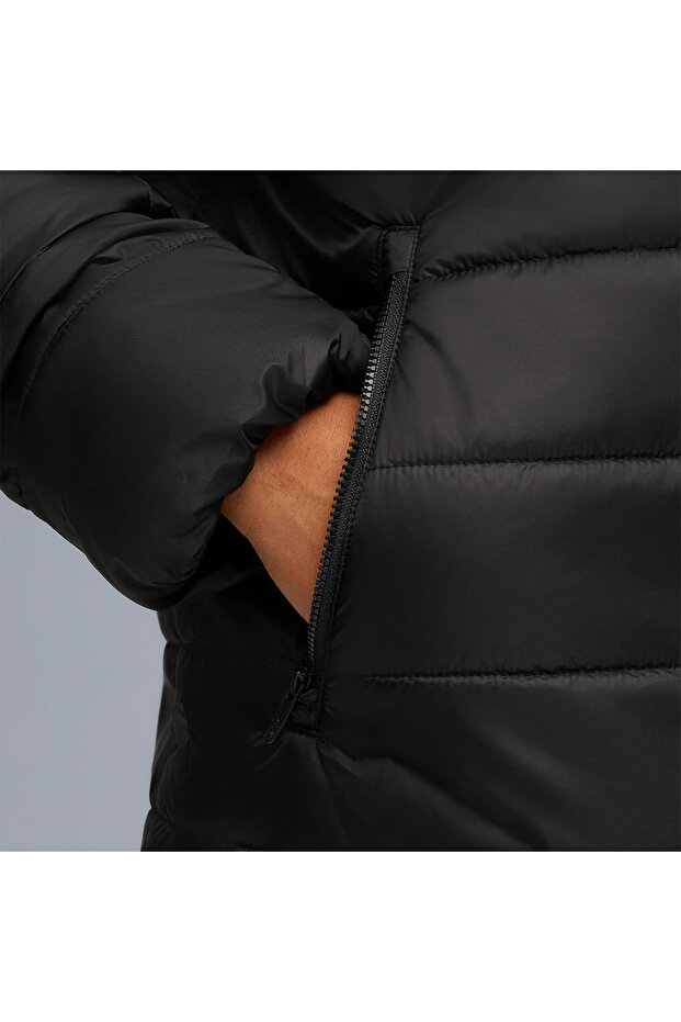 Essentials Hooded Padded Men's Black Hooded Jacket - 5