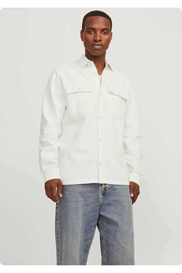 JACK&JONES 12274954 JPRCCRAYMOND SPRING SOLID DENIK OVERSHIRT - 1