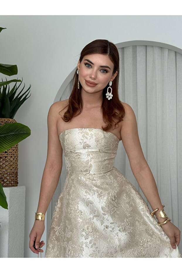 Hase Straplez Elbise - 2