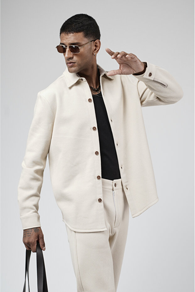 Trend Biz Jacquard Regular Pants Shirt Men's Set