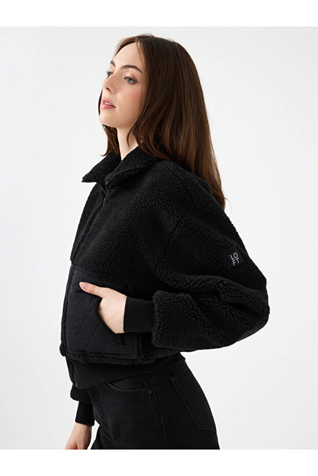 Siyah Kadın Mont Lf2040625 - 4