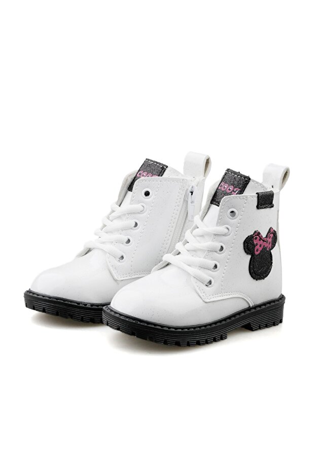 Çocuk Su ve Soğuğa Dayanıklı Sağlam Taban Kışlık Bot - 1