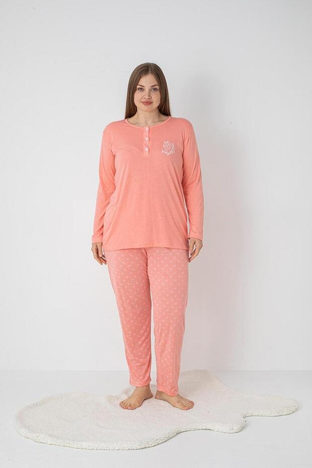 طقم بيجامة بأكمام طويلة B790-36