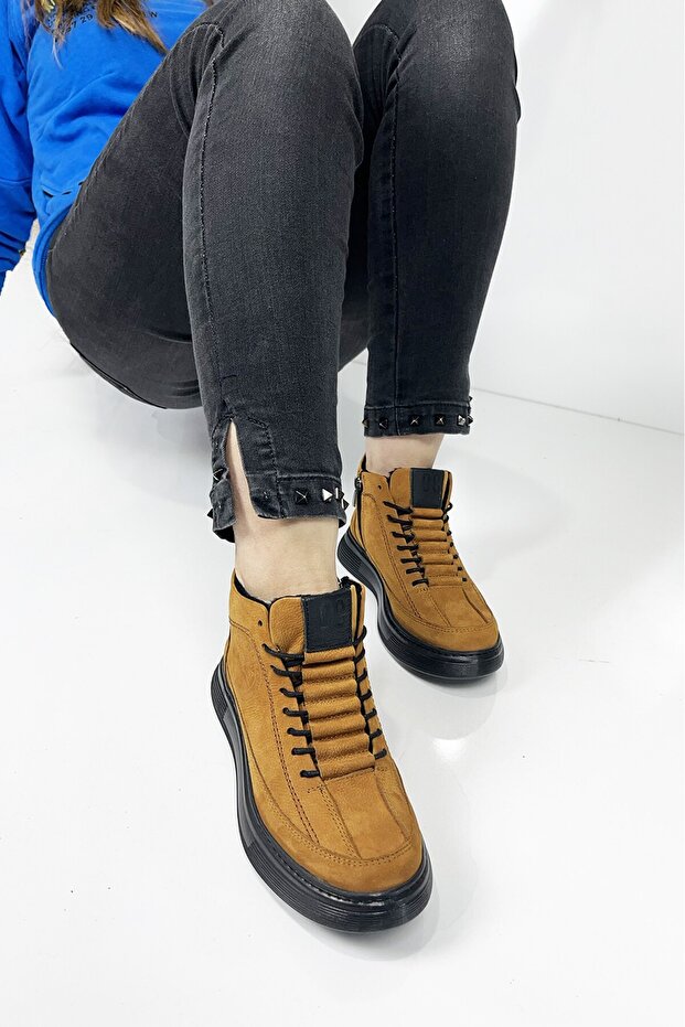 Genuine Leather Women's Casual Boots DC2627