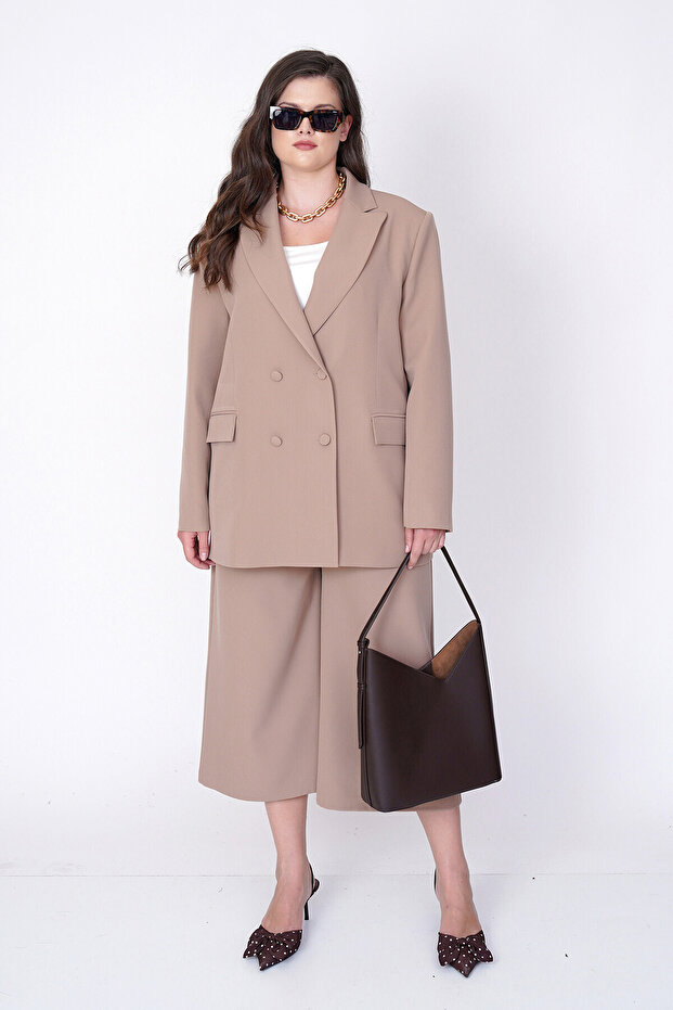 LINED BLAZER JACKET - 1