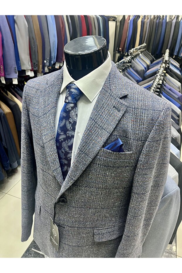 سترة شتوية رجالية من الصوف - 4