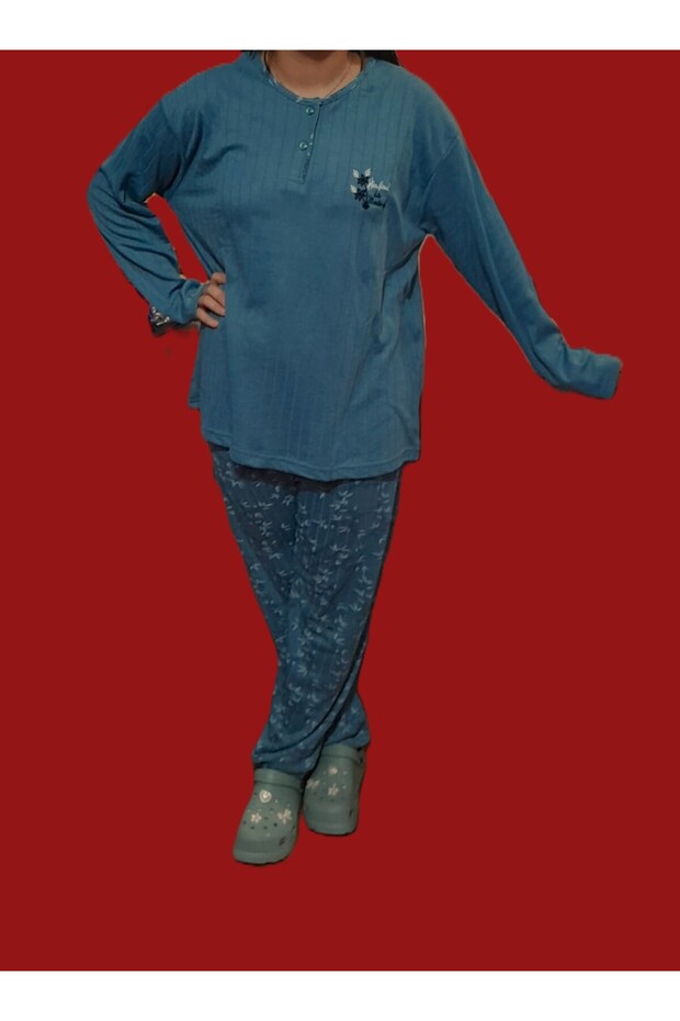 Plus Size Pajama Set (Cotton Viscose)