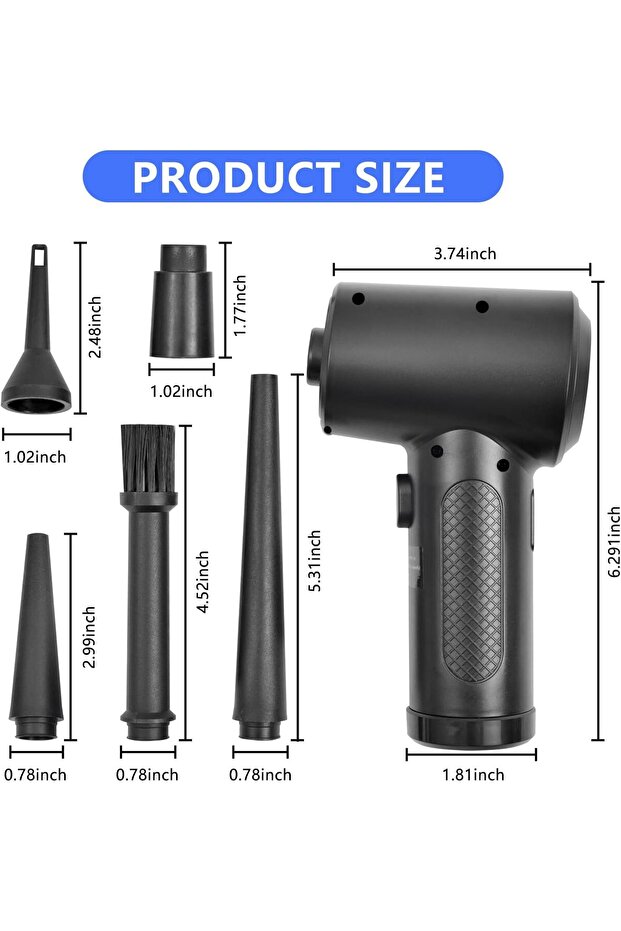 منفضة هواء كهربائية لاسلكية - 4