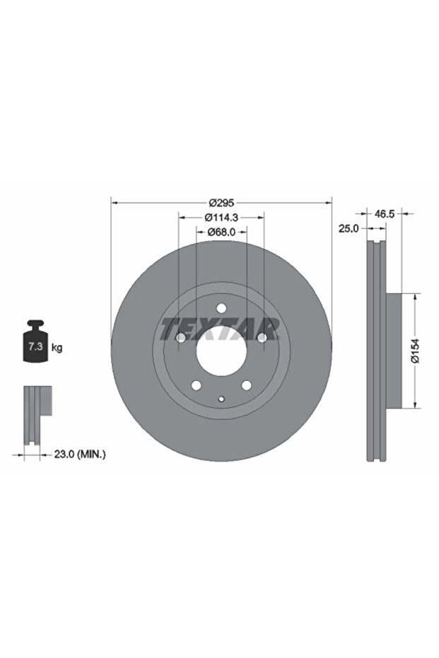 Спирачен диск за Mazda 3 - 1