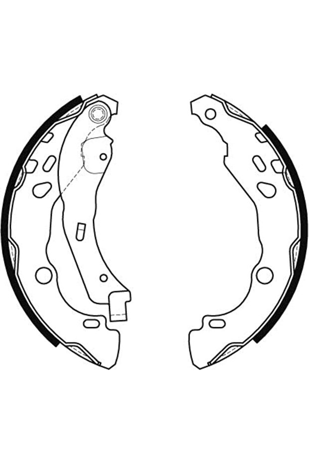 Brake shoe set RENAULT CLIO SYMBOL I 1998-2010 GS8455 - 2
