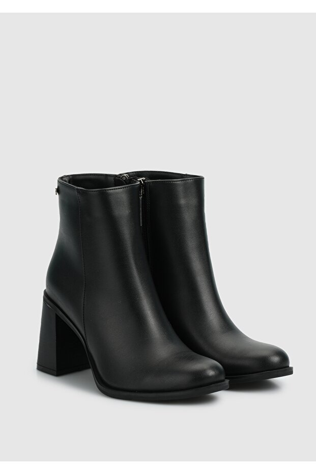 Siyah Kadın Bootie - 2