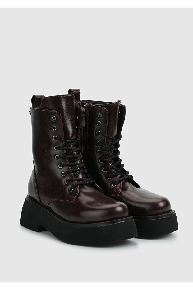 Bordo Kadın Bot - 2