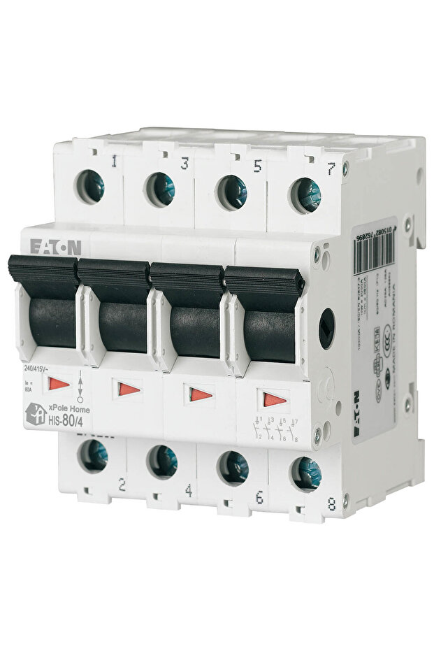 Main isolating switch 80A 4-pole HIS804 - 1