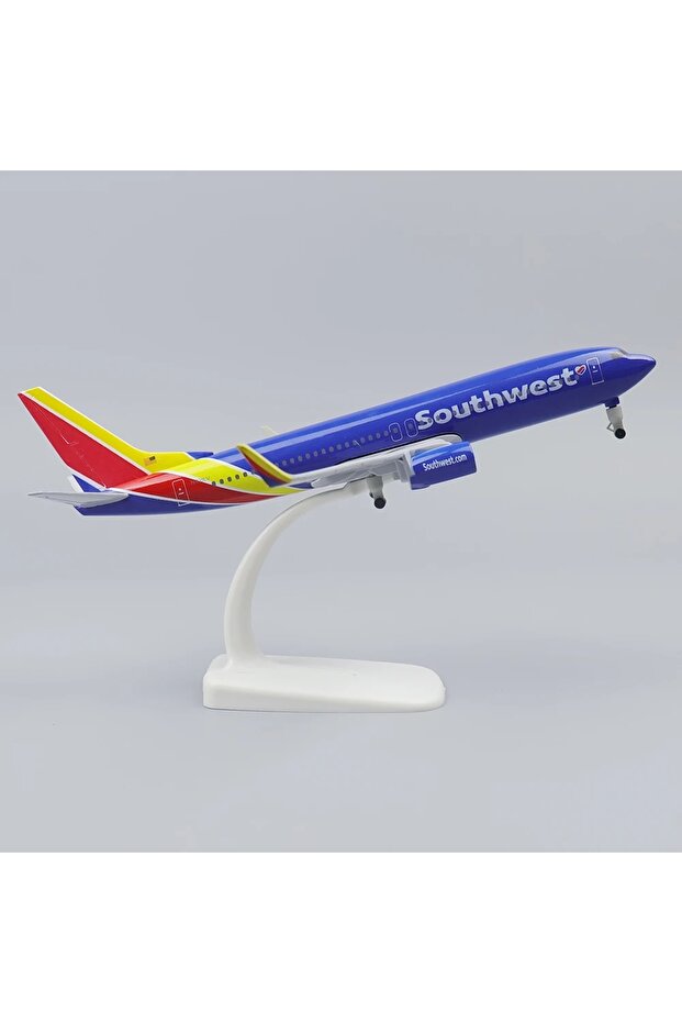 20cm B737 20cm Scale Toy Model Planes B737 Southwest Model Airplane Plane Alloy Diecast Aircraft Mo