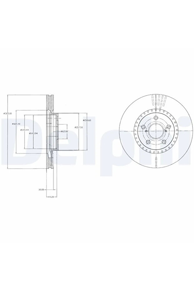 Спирачен диск Lexus Ls - 1