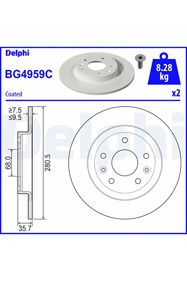 Mazda Cx-3 Brake Disc - 1