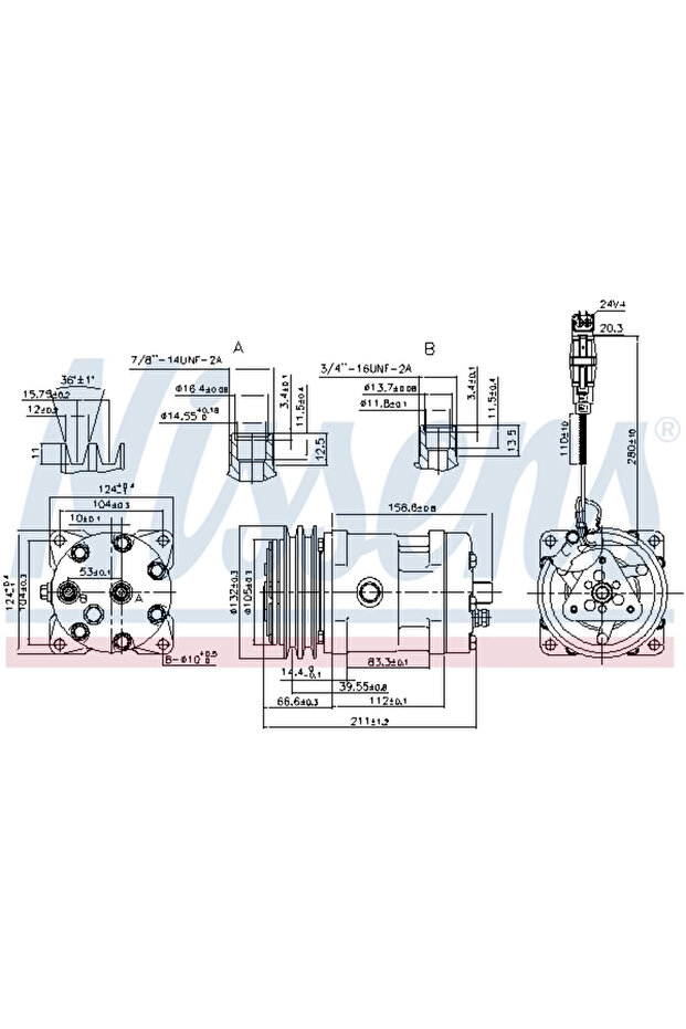 Compresor Climatizare Man E2000/G90/L2000 - 5
