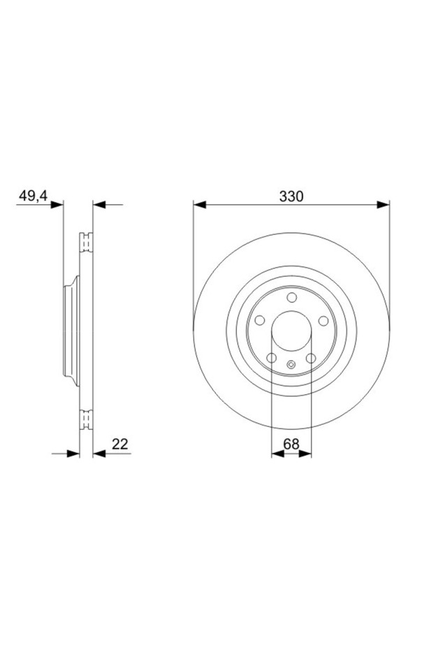 Спирачен диск Audi A6 C6 - 1