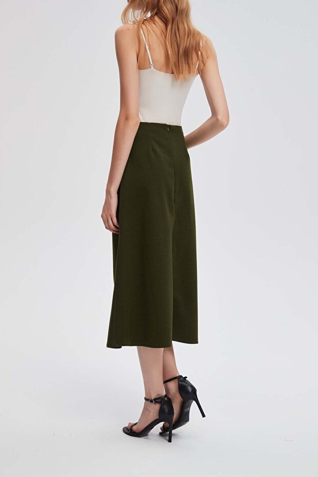 Solid Color Mini Skirt - 5