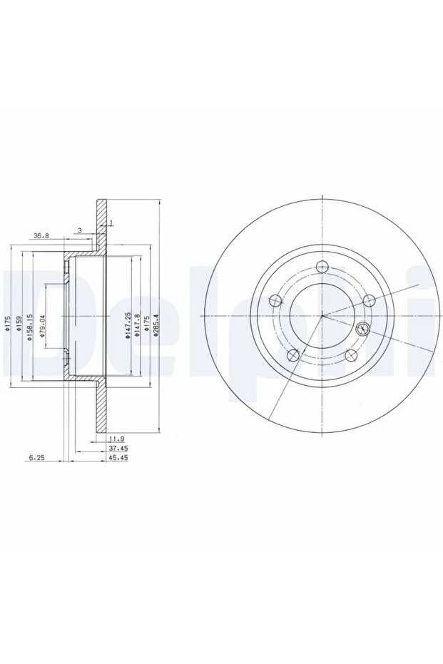 Спирачен диск BMW 3 - 1