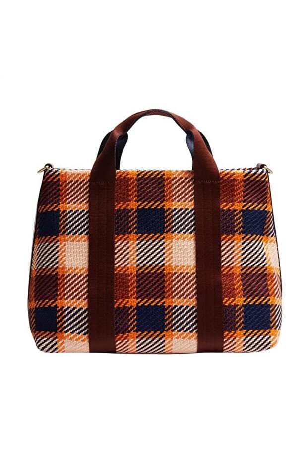 Large Checkered Handbag - 1