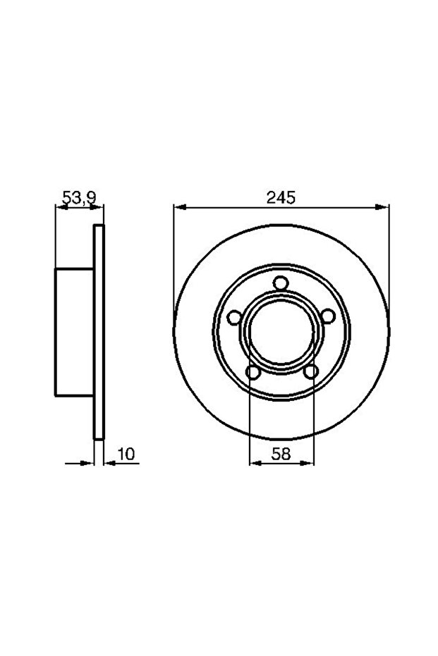 Спирачен диск Audi A6 C5 - 1