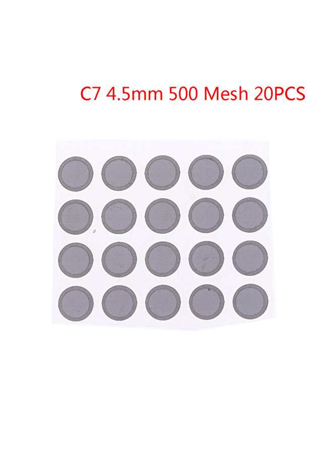 4.5mm 500 mesh 20 Pcs DIY Earphones Tuning Papers Damping Front Shell Filter 200 250 300 350 400 450