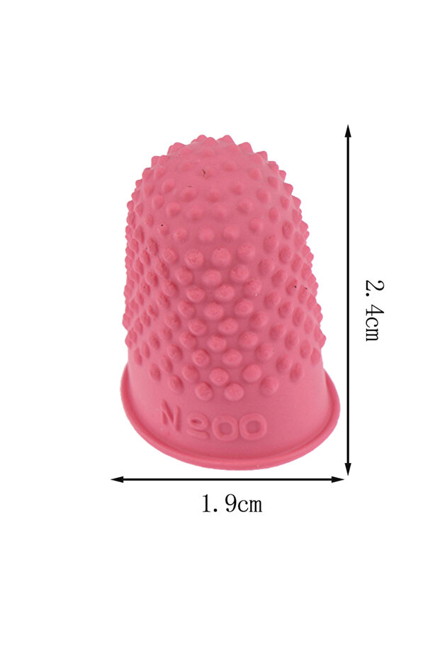 Pink 5Pcs Counting Cone Thimble Protector Sewing Quilter Finger Tip Craft