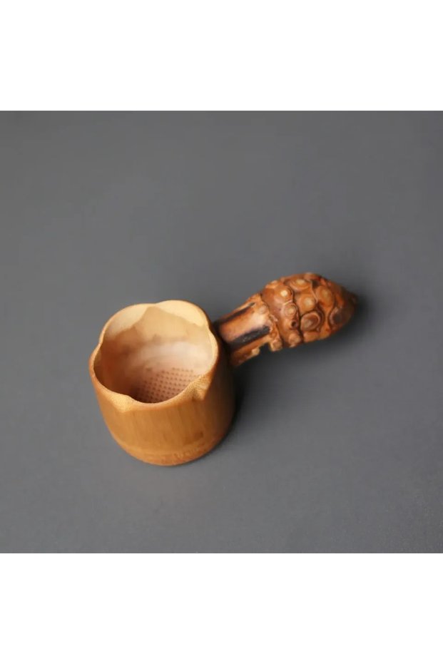 1PC 1Pc Natural Bamboo Tea Strainer Infuser Filter Sieve Tea Brewing Tool Drinkware Accessory Coland