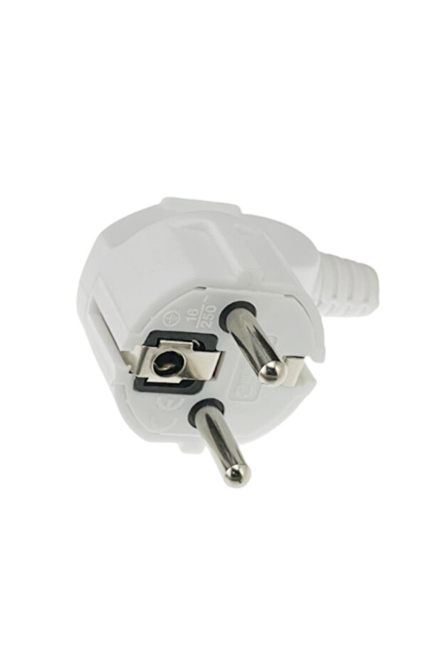 white 3 Pcs 4.8mm EU Schuko, Replaceable & Rewireable 250V 16A IP44 Socket Connector For Power Exten - 1