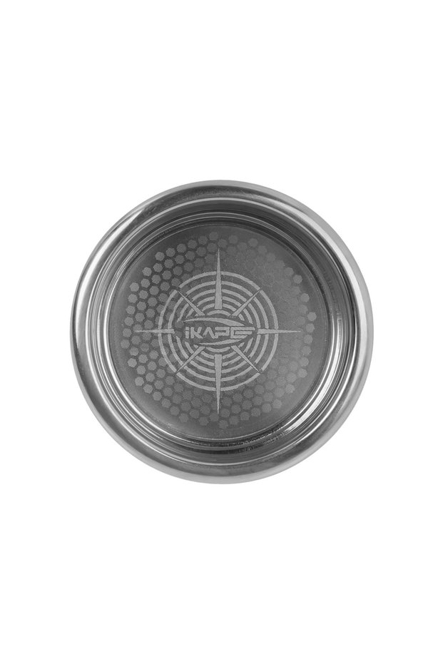 Silver 58MM (20g) IKAPE Beehive Stainless Steel Espresso Filter Basket-Precision High Extraction for