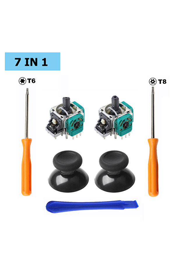 7 IN 1 Replacement Joystick for Xbox One Xbox Series S/X Controller 3D Analog Thumbsticks Repair Par