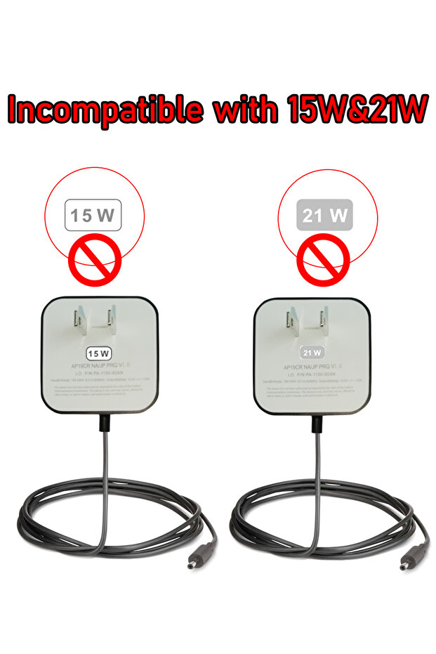 US PLUG 30W Power adapter for Amazon Echo Show 8 Echo Show 15 Echo Show 10(3rd Gen.) Echo 3rd and Ec - 5