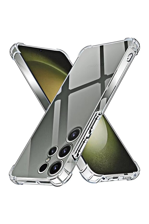 جراب سيليكون شفاف ناعم مقاوم للصدمات لهاتف Galaxy Note 20، متوافق مع هواتف S25 وS24 وS23 وS22 وS21 Ultra وNote20 وS23.