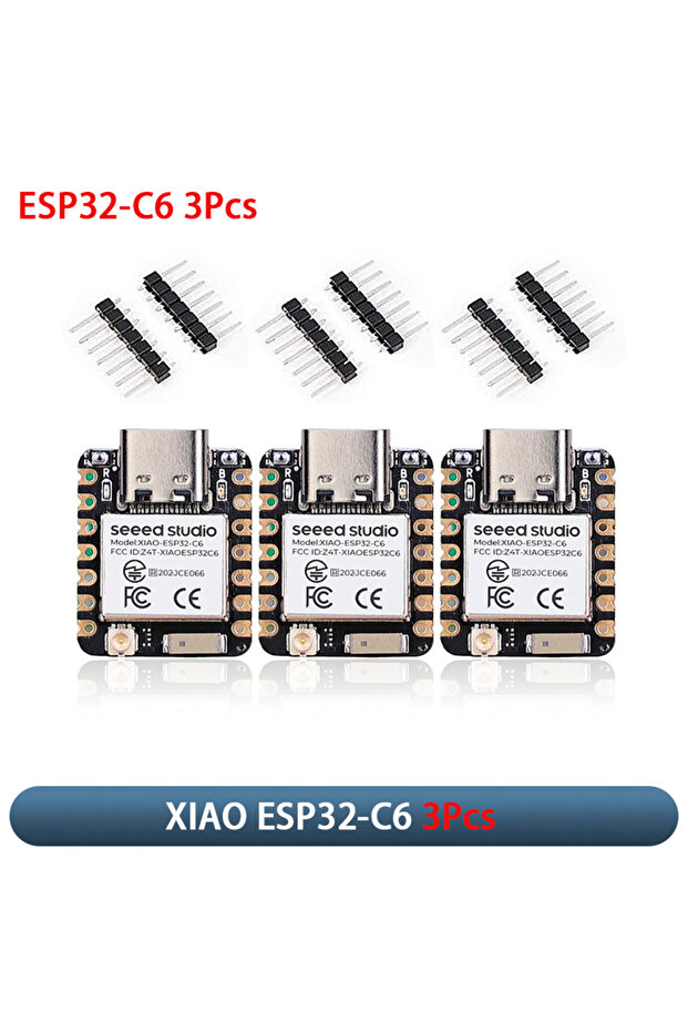 وحدة تطوير صغيرة ESP32-C6 الأصلية من XIAO ESP32-C6 بتردد 2.4 جيجاهرتز وواي فاي 6 وبلوتوث 5.0 لـ Arduino - 1