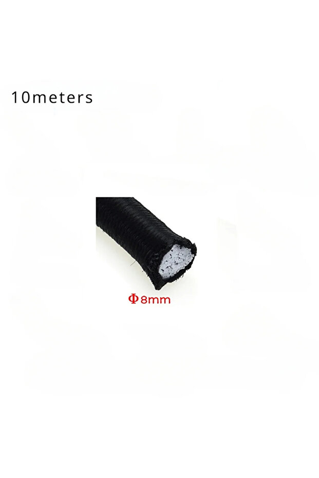 8mmx10m 3mm/4mm/5mm/6mm/8mm Elastics Rope Elastic Cord Sewing Elastic Band Apparel Accessories Black