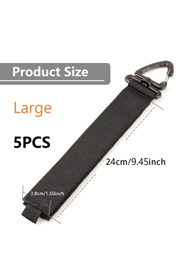 5PCS L 10/5/1PCS Rotate Buckle Wire Manager Power Cord Management Nylon Heavy Cord Storage Straps fo