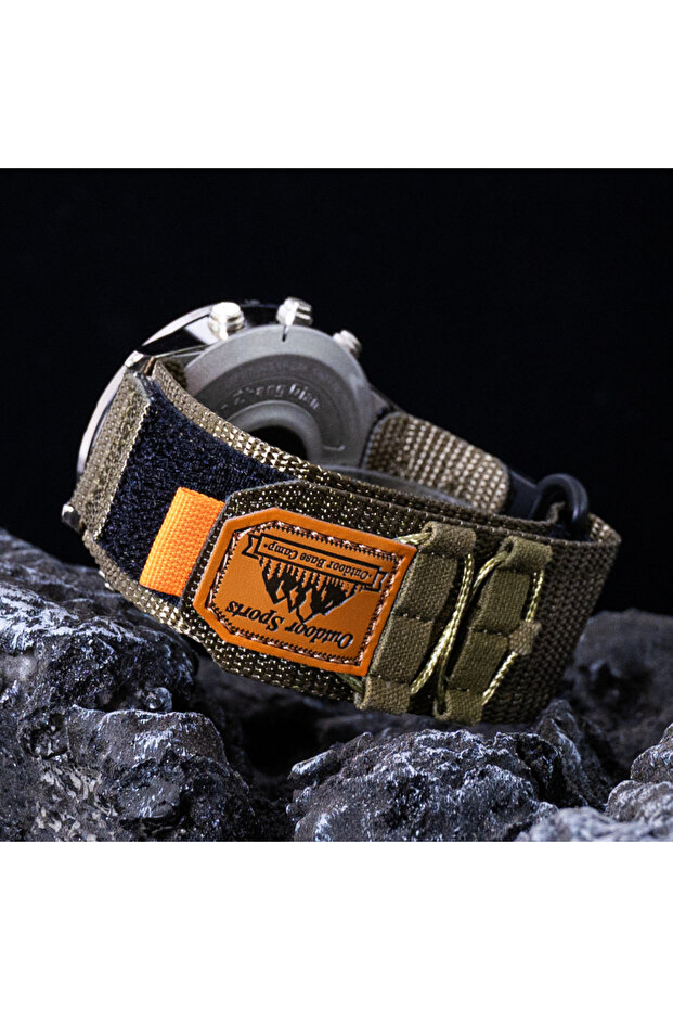 22mm Army Green 22mm Nylon Strap for Redmi Watch 5 Active/Lite Sport Band for VENU 2/Forerunner 255